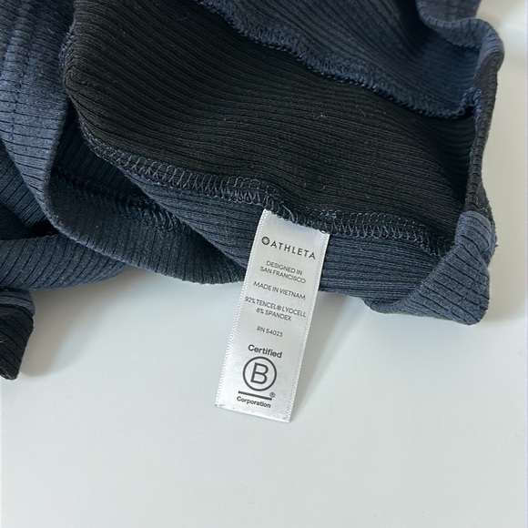 Athleta Sunstream Colorblock Midi Dress Navy Small - Picture 6 of 7
